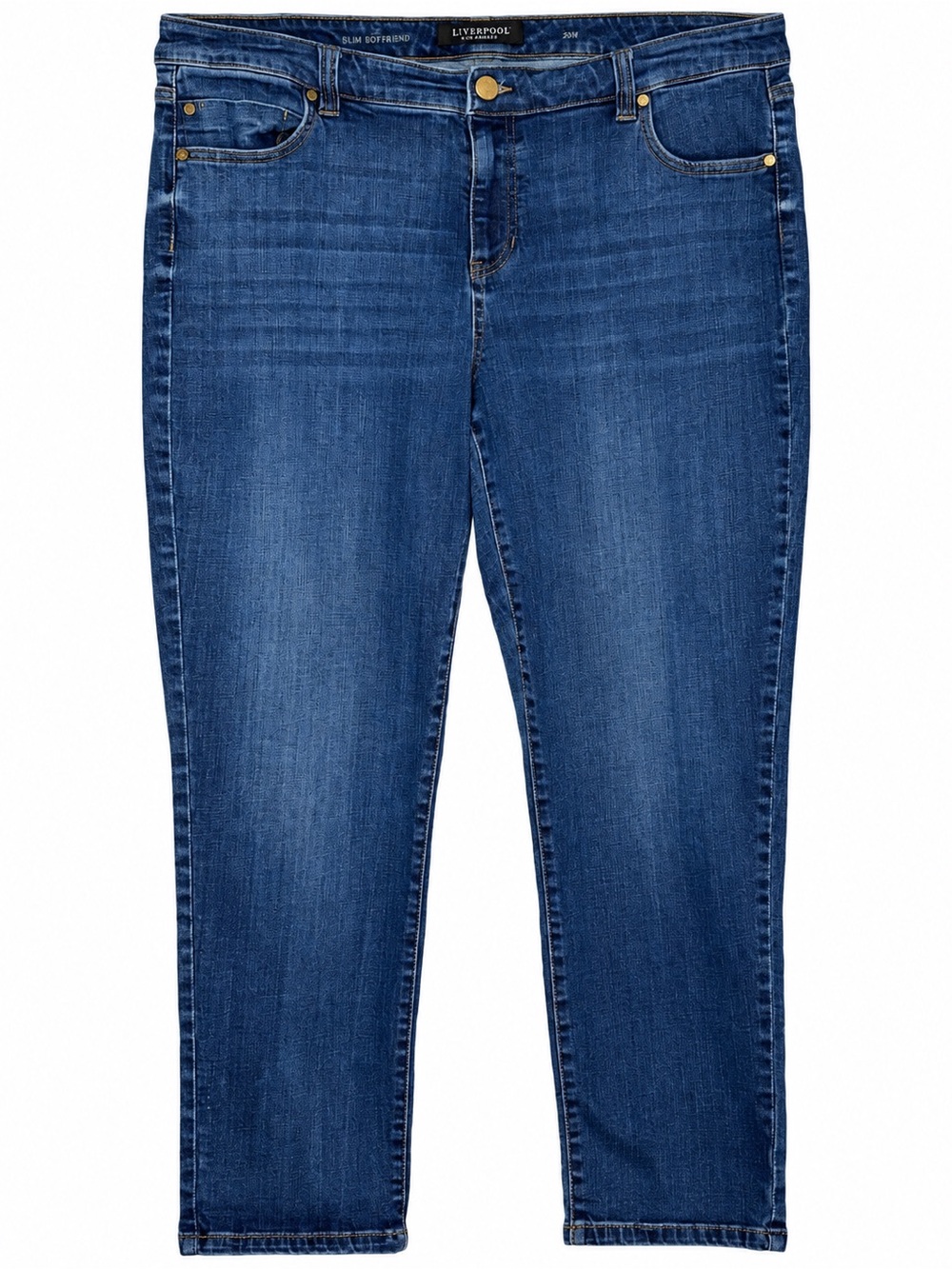 Liverpool Los Angeles The Slim Boyfriend Jeans Women’s 20W Blue Denim